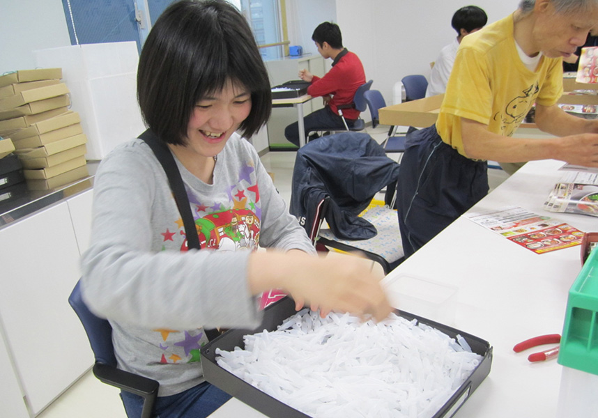 細かい作業は得意です